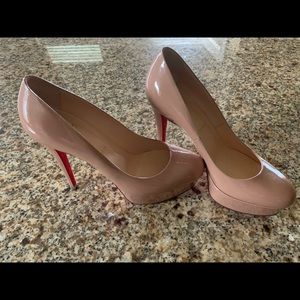 Christian Louboutin Patent Leather Platforms Pumps